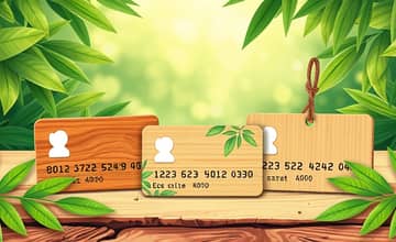 Tarjetas Ecológicas: Finanzas con Responsabilidad Social